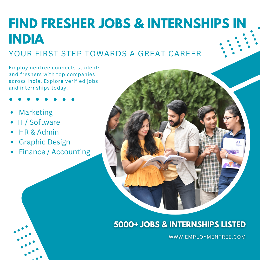 Best Fresher Jobs & Internships in India